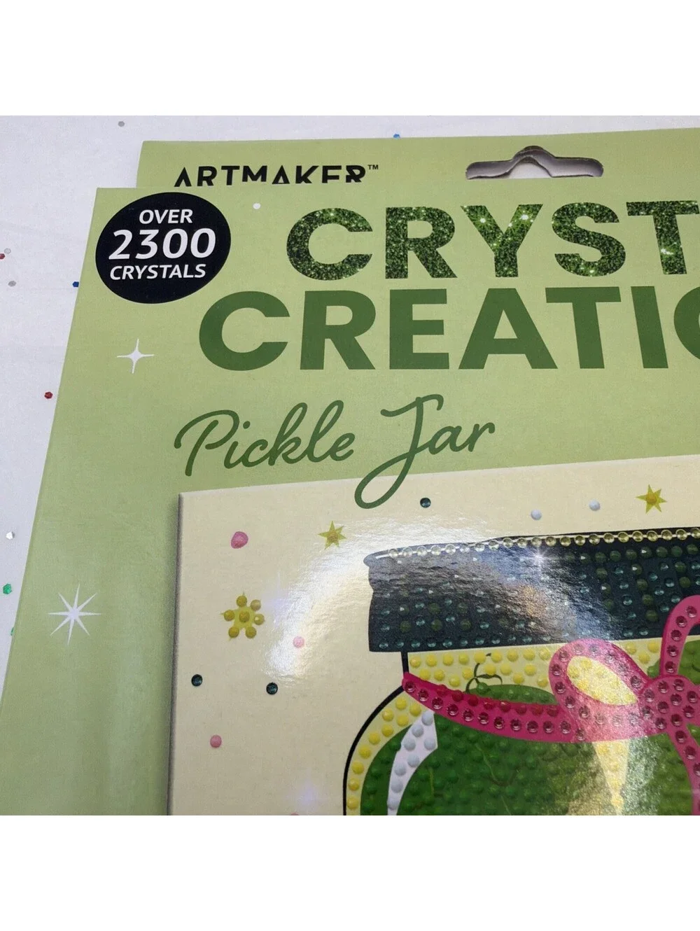 ArtMaker Crystal Creations Pickle Jar Diamond Painting Kit 2300+ Crystals New